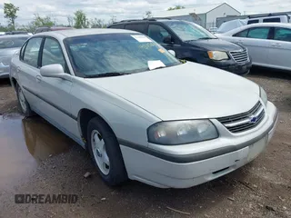 2003 Chevrolet Impala with VIN 2G1WF52E039310599, listed as a IAAI auction lot 42108026 with 156,337 mi miles and . Bid and sale history available at DreamBid. Image 1.