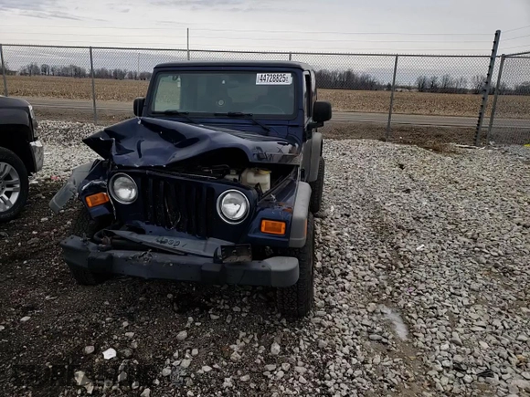 2006 Jeep Wrangler Sport with VIN 1J4FA49S16P710232, listed as a Copart auction lot 44728825 with 134,218 mi miles and Clean Title. Bid and sale history available at carsss.com. Image 11.