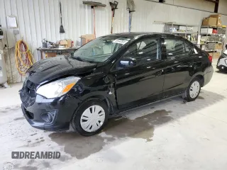 2020 Mitsubishi Mirage ES with VIN ML32F3FJ8LHF07670, listed as a Copart auction lot 56540595 with 66,956 mi miles and Salvage title. Bid and sale history available at DreamBid. Image 1.