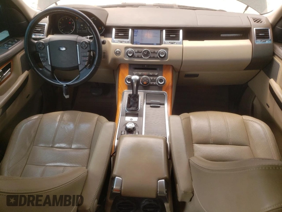 2011 Land Rover Range Rover Sport HSE Lux with VIN SALSK2D43BA289196, listed as a Copart auction lot 56348715 with 130,303 mi miles and Salvage title. Bid and sale history available at DreamBid. Image 8.