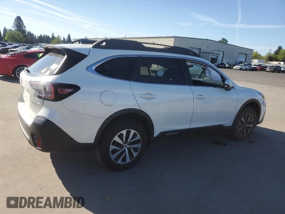 2020 Subaru Outback Premium z VIN 4S4BTACCXL3126800, wystawiony jako Copart lot #55515405 z przebiegiem Nie podano mil oraz Szkoda całkowita • Salvage title. Historia ofert i sprzedaży dostępna na DreamBid. Obrazek 3.