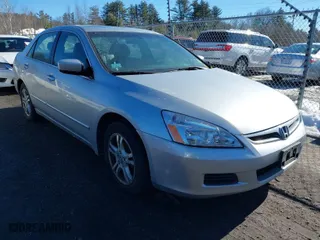 2007 Honda Accord Sdn EX-L with VIN 1HGCM56877A060293, listed as a IAAI auction lot 41687699 with 221016 miles. Bid and sale history available at carsss.com. Image 1.