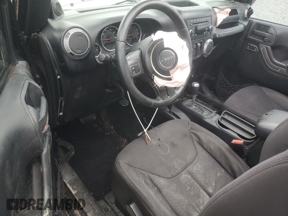 2013 Jeep Wrangler Sport with VIN 1C4AJWAG5DL511269, listed as a Copart auction lot 44527515 with 107,671 mi miles and Salvage title. Bid and sale history available at DreamBid. Image 8.