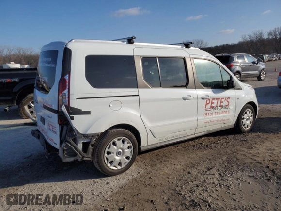 2017 Ford Transit Connect XLT z VIN NM0GE9F75H1332107, wystawiony jako Copart lot #85630044 z przebiegiem 168 841 mil mil oraz Szkoda całkowita • Salvage title. Historia ofert i sprzedaży dostępna na DreamBid. Obrazek 3.