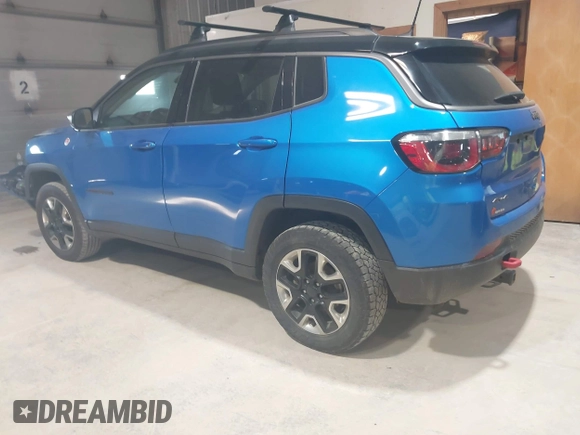 2018 Jeep Compass Trailhawk with VIN 3C4NJDDB3JT234529, listed as a IAAI auction lot 41973123 with 173,559 mi miles and . Bid and sale history available at DreamBid. Image 3.