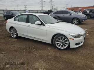 2013 BMW 3 Series 328i xDrive with VIN WBA3B3C57DJ898836, listed as a Copart auction lot 51483555 with 104,500 mi miles and Salvage Title. Bid and sale history available at carsss.com. Image 4.