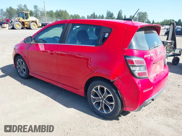 2018 Chevrolet Sonic LT with VIN 1G1JD6SB6J4114615, listed as a IAAI auction lot 42276337 with 132,798 mi miles and . Bid and sale history available at DreamBid. Image 3.