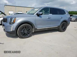 2020 Kia Telluride SX with VIN 5XYP5DHC7LG022016, listed as a Copart auction lot 59615085 with 62,175 mi miles and Salvage title. Bid and sale history available at DreamBid. Image 1.