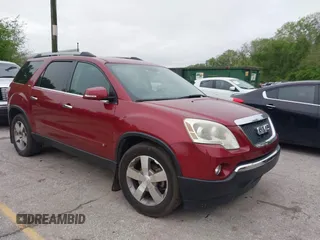 2010 GMC Acadia SLT1 z VIN 1GKLRMED7AJ126510, wystawiony jako IAAI lot #42151290 z przebiegiem 195 615 mil mil oraz . Historia ofert i sprzedaży dostępna na DreamBid. Obrazek 1.