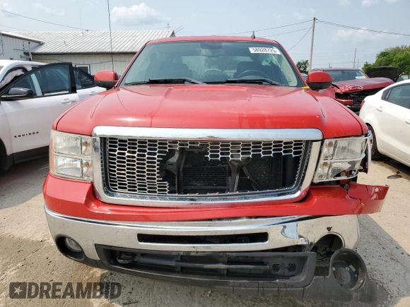 2011 GMC Sierra 1500 SLT with VIN 3GTP2WE32BG233455, listed as a Copart auction lot 58928725 with 155,505 mi miles and Salvage title. Bid and sale history available at DreamBid. Image 5.
