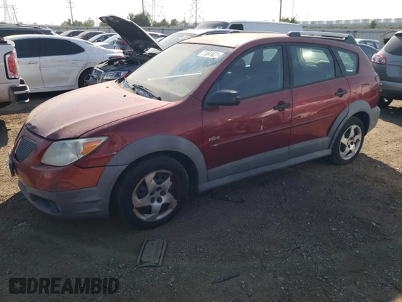 2005 Pontiac Vibe with VIN 5Y2SL63845Z470460, listed as a Copart auction lot 71541524 with 229,704 mi miles and Clean Title. Bid and sale history available at carsss.com. Image 1.