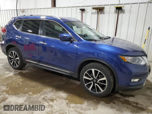 2019 Nissan Rogue SL with VIN 5N1AT2MV2KC752633, listed as a Copart auction lot 51119935 with 53,843 mi miles and Salvage Title. Bid and sale history available at carsss.com. Image 4.