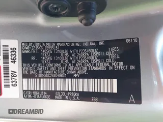 2011 Toyota Sienna XLE AAS with VIN 5TDYK3DC2BS048831, listed as a IAAI auction lot 42002556 with 231,906 mi miles and . Bid and sale history available at DreamBid. Image 9.