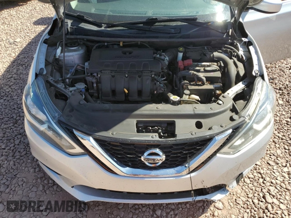2017 Nissan Sentra S with VIN 3N1AB7AP6HY237695, listed as a Copart auction lot 52193425 with 187,850 mi miles and Salvage Title. Bid and sale history available at DreamBid. Image 12.