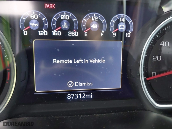 2020 Chevrolet Silverado 1500 High Country with VIN 3GCPWFEDXLG178011, listed as a IAAI auction lot 41684515 with 87,312 mi miles. Bid and sale history available at carsss.com. Image 7.