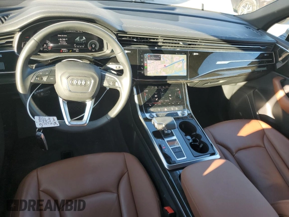 2023 Audi Q7 Premium with VIN WA1ACBF75PD013674, listed as a Copart auction lot 48860755 with 30,886 mi miles and Salvage title. Bid and sale history available at DreamBid. Image 8.
