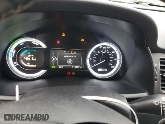 2017 Kia Niro EX with VIN KNDCC3LC9H5055556, listed as a Copart auction lot 89217215 with 115,597 mi miles and Salvage Title. Bid and sale history available at carsss.com. Image 9.