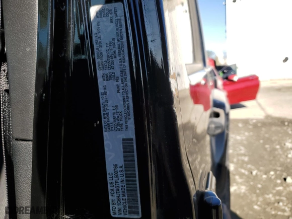 2023 Jeep Gladiator Freedom with VIN 1C6HJTAG7PL500766, listed as a Copart auction lot 47034615 with 47,183 mi miles and Salvage Title. Bid and sale history available at carsss.com. Image 12.