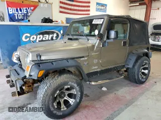 2003 Jeep Wrangler Sport z VIN 1J4FA49S23P303662, wystawiony jako Copart lot #60335135 z przebiegiem 158 490 mil mil oraz Czysty tytuł • Clean title. Historia ofert i sprzedaży dostępna na DreamBid. Obrazek 1.