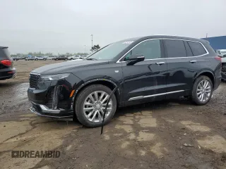 2024 Cadillac XT6 AWD Premium Luxury with VIN 1GYKPDRS9RZ743517, listed as a Copart auction lot 57374745 with 11,646 mi miles and Salvage title. Bid and sale history available at DreamBid. Image 1.