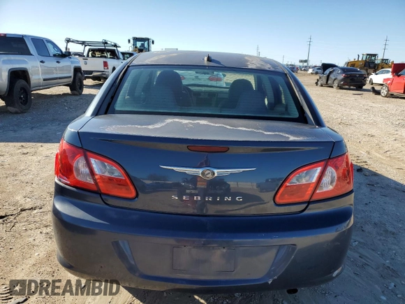 2008 Chrysler Sebring LX with VIN 1C3LC46K48N208793, listed as a Copart auction lot 81047004 with 167,791 mi miles and Salvage Title. Bid and sale history available at carsss.com. Image 6.