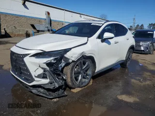 2024 Lexus NX 450h+ Luxury z VIN JTJHKCFZ0R2040386, wystawiony jako Copart lot #50497555 z przebiegiem 18 410 mil mil oraz Szkoda całkowita • Salvage title. Historia ofert i sprzedaży dostępna na DreamBid. Obrazek 1.