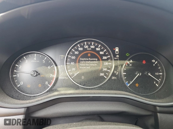 2022 Mazda 3 Premium with VIN JM1BPAML0N1517945, listed as a Copart auction lot 63263285 with 48,889 mi miles and Clean title. Bid and sale history available at DreamBid. Image 9.