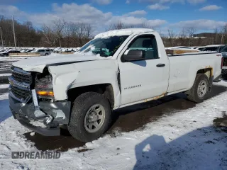 2016 Chevrolet Silverado 1500 Work Truck with VIN 1GCNKNEH2GZ123705, listed as a Copart auction lot 43900775 with Not Provided miles and Salvage Title. Bid and sale history available at DreamBid. Image 1.