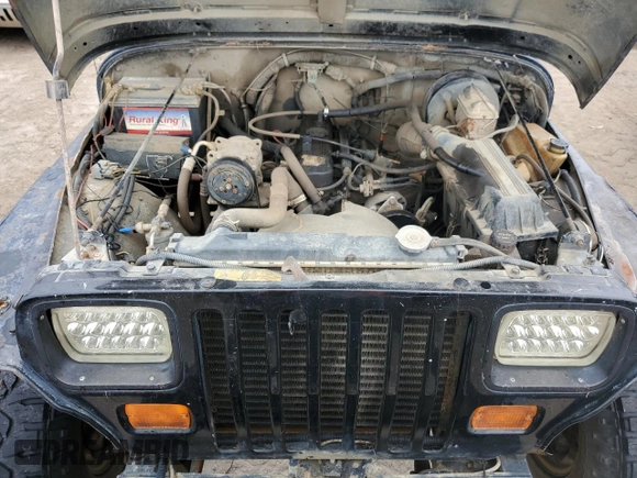 1993 Jeep Wrangler "S" with VIN 1J4FY19P6PP250248, listed as a Copart auction lot 74996514 with 110,656 mi miles and Non Repairable. Bid and sale history available at carsss.com. Image 12.