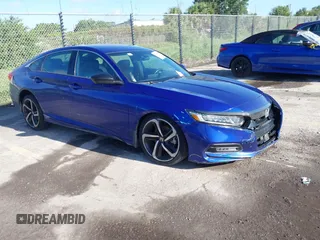 2020 Honda Accord Sport with VIN 1HGCV1F34LA106408, listed as a IAAI auction lot 42761542 with Not provided miles and . Bid and sale history available at DreamBid. Image 1.
