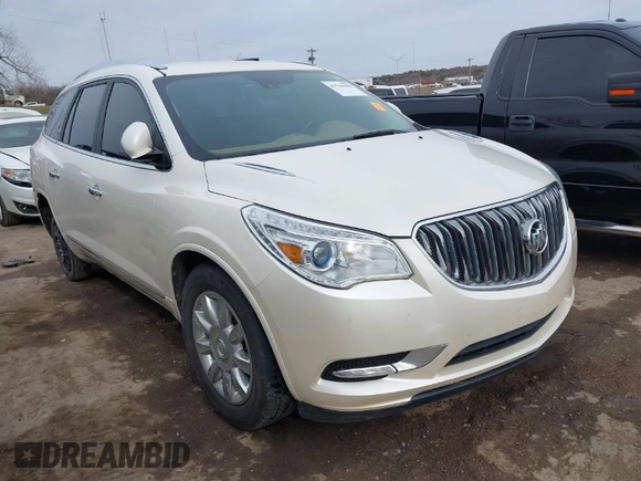 2014 Buick Enclave Leather with VIN 5GAKRBKD6EJ343148, listed as a IAAI auction lot 41710180 with 88,685 mi miles and . Bid and sale history available at DreamBid. Image 1.