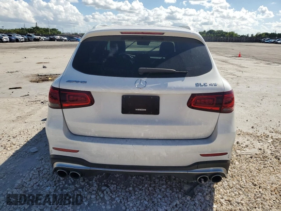 2021 Mercedes-Benz GLC with VIN W1N0G6EB2MF948792, listed as a Copart auction lot 78141964 with 47,094 mi miles and Non Repairable. Bid and sale history available at carsss.com. Image 6.