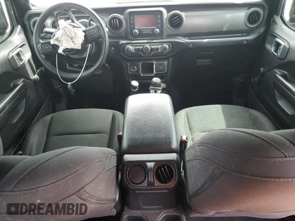 2021 Jeep Wrangler Unlimited Willys Sport with VIN 1C4HJXDN3MW681126, listed as a Copart auction lot 61303544 with 39,514 mi miles and Salvage title. Bid and sale history available at DreamBid. Image 8.