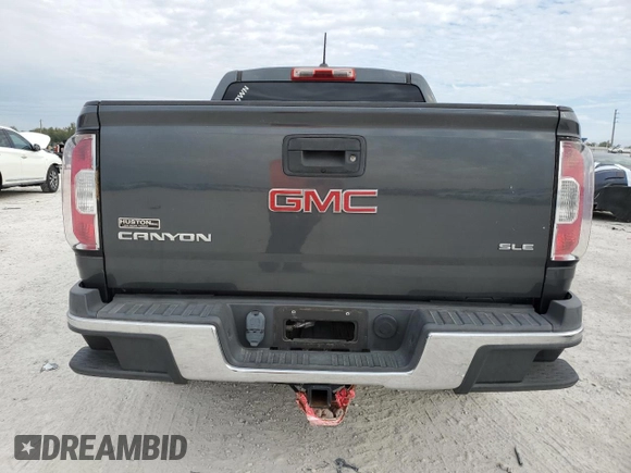 2016 GMC Canyon 4WD SLE with VIN 1GTG6CE30G1191893, listed as a Copart auction lot 87929575 with 19,033 mi miles and Salvage title. Bid and sale history available at DreamBid. Image 6.