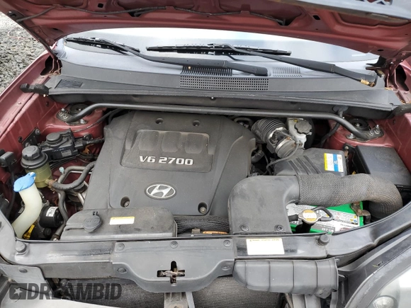 2007 Hyundai Tucson SE with VIN KM8JN12D47U665560, listed as a Copart auction lot 81152933 with 161,090 mi miles and Salvage Title. Bid and sale history available at carsss.com. Image 11.