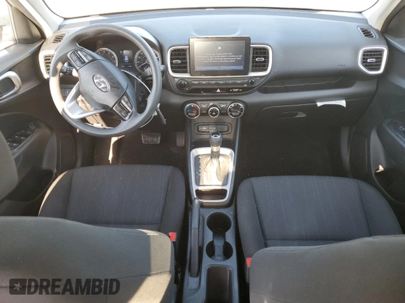 2022 Hyundai Venue SE with VIN KMHRB8A3XNU197179, listed as a Copart auction lot 50105935 with 21,350 mi miles and Salvage Title. Bid and sale history available at DreamBid. Image 8.