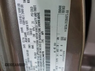 2017 Lincoln MKC Select z VIN 5LMCJ2D93HUL34678, wystawiony jako Copart lot #55308415 z przebiegiem 60 242 mil mil oraz Szkoda całkowita • Salvage title. Historia ofert i sprzedaży dostępna na DreamBid. Obrazek 13.
