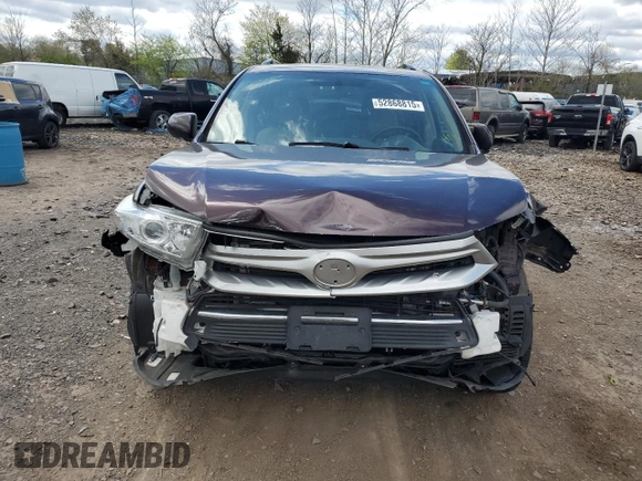 2012 Toyota Highlander Hybrid Limited with VIN JTEDC3EH3C2009823, listed as a Copart auction lot 52868815 with 161,946 mi miles and Salvage Title. Bid and sale history available at carsss.com. Image 5.