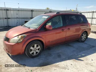 2004 Nissan Quest SL with VIN 5N1BV28U34N352071, listed as a Copart auction lot 74121254 with 0 mi miles and Salvage Title. Bid and sale history available at carsss.com. Image 1.
