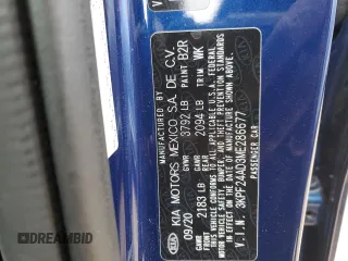 2021 Kia Forte LXS z VIN 3KPF24AD3ME286677, wystawiony jako Copart lot #74786734 z przebiegiem 54 210 mil mil oraz Szkoda całkowita • Salvage title. Historia ofert i sprzedaży dostępna na DreamBid. Obrazek 12.
