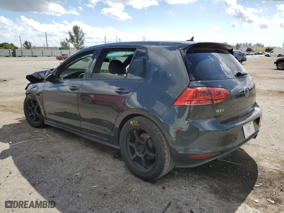 2017 Volkswagen Golf GTI S with VIN 3VW4T7AU9HM069682, listed as a Copart auction lot 42731724 with 88,636 mi miles and Salvage Title. Bid and sale history available at carsss.com. Image 2.