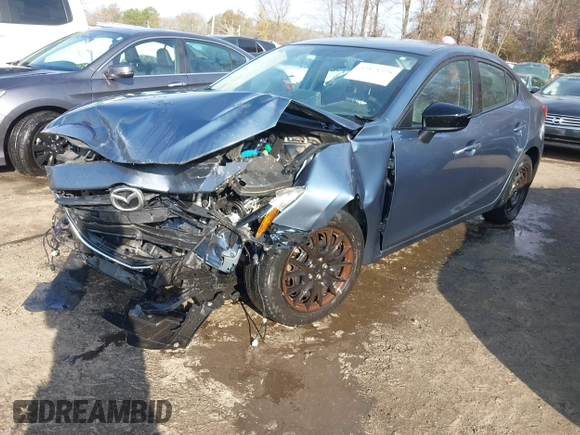 2015 Mazda 3 i SV with VIN JM1BM1T78F1271497, listed as a IAAI auction lot 40878398 with 127,617 mi miles. Bid and sale history available at carsss.com. Image 18.