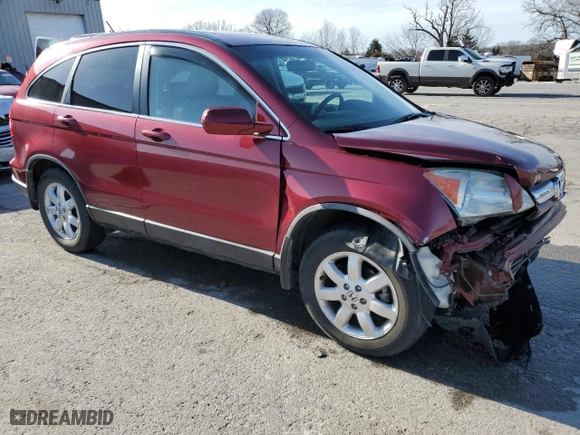 2009 Honda CR-V EX-L with VIN 5J6RE48749L061553, listed as a Copart auction lot 50240155 with 105,776 mi miles and Salvage Title. Bid and sale history available at carsss.com. Image 4.