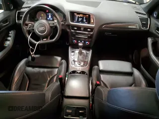 2017 Audi SQ5 Premium Plus with VIN WA1CCAFP7HA100322, listed as a Copart auction lot 45464645 with 65,793 mi miles and Salvage Title. Bid and sale history available at carsss.com. Image 8.