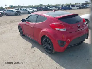 2016 Hyundai Veloster Turbo with VIN KMHTC6AE2GU284229, listed as a IAAI auction lot 42770574 with 103,784 mi miles and . Bid and sale history available at DreamBid. Image 3.