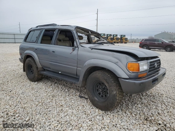 1996 Toyota Land Cruiser with VIN JT3HJ85J6T0117395, listed as a Copart auction lot 46275595 with 222,808 mi miles and Salvage Title. Bid and sale history available at carsss.com. Image 4.