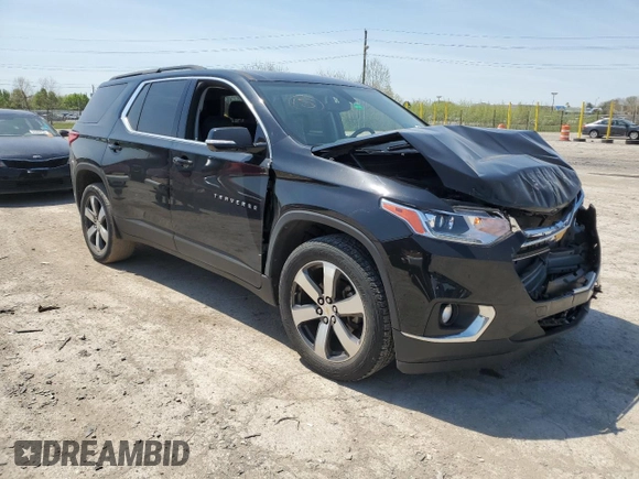 2020 Chevrolet Traverse LT with VIN 1GNERHKW4LJ263593, listed as a Copart auction lot 54364855 with 103,685 mi miles and Salvage title. Bid and sale history available at DreamBid. Image 4.