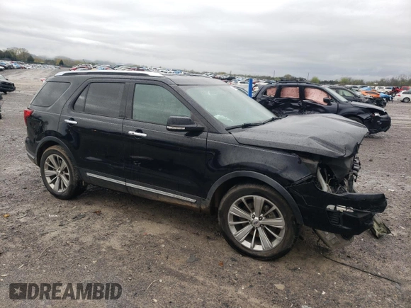 2018 Ford Explorer Limited z VIN 1FM5K7F84JGA36736, wystawiony jako Copart lot #51037805 z przebiegiem 146 853 mil mil oraz Szkoda całkowita • Salvage title. Historia ofert i sprzedaży dostępna na DreamBid. Obrazek 4.