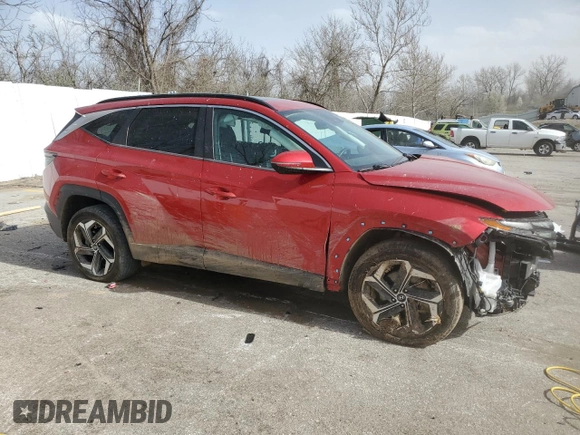 2022 Hyundai Tucson SEL with VIN 5NMJCCAE7NH064616, listed as a Copart auction lot 49637595 with 37,330 mi miles and Salvage Title. Bid and sale history available at carsss.com. Image 4.