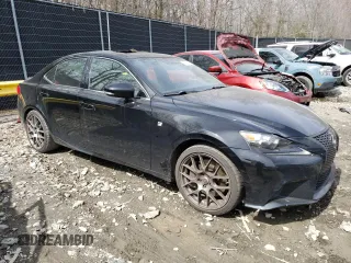 2015 Lexus IS 350 with VIN JTHCE1D25F5008167, listed as a Copart auction lot 49696125 with 121,377 mi miles and Salvage title. Bid and sale history available at DreamBid. Image 4.